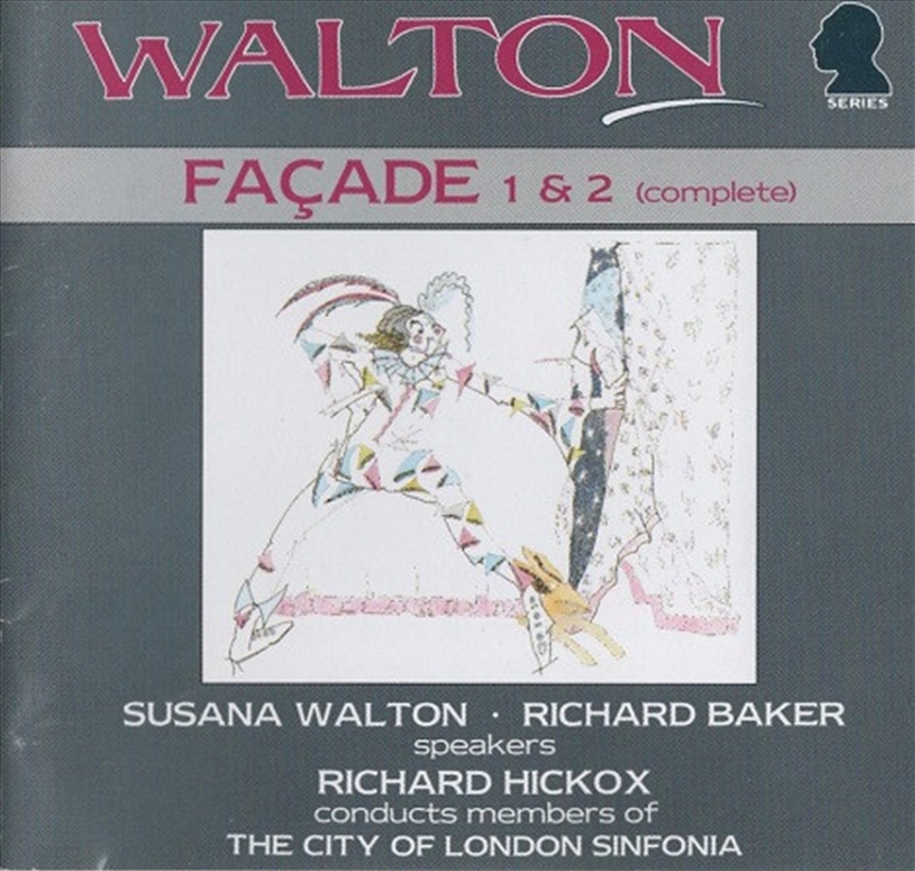 V210-2182202-202507030507-00 Walton:Facade 1 And 2 Complete - Hickox: London Sinfonia Cd Album - Image 1