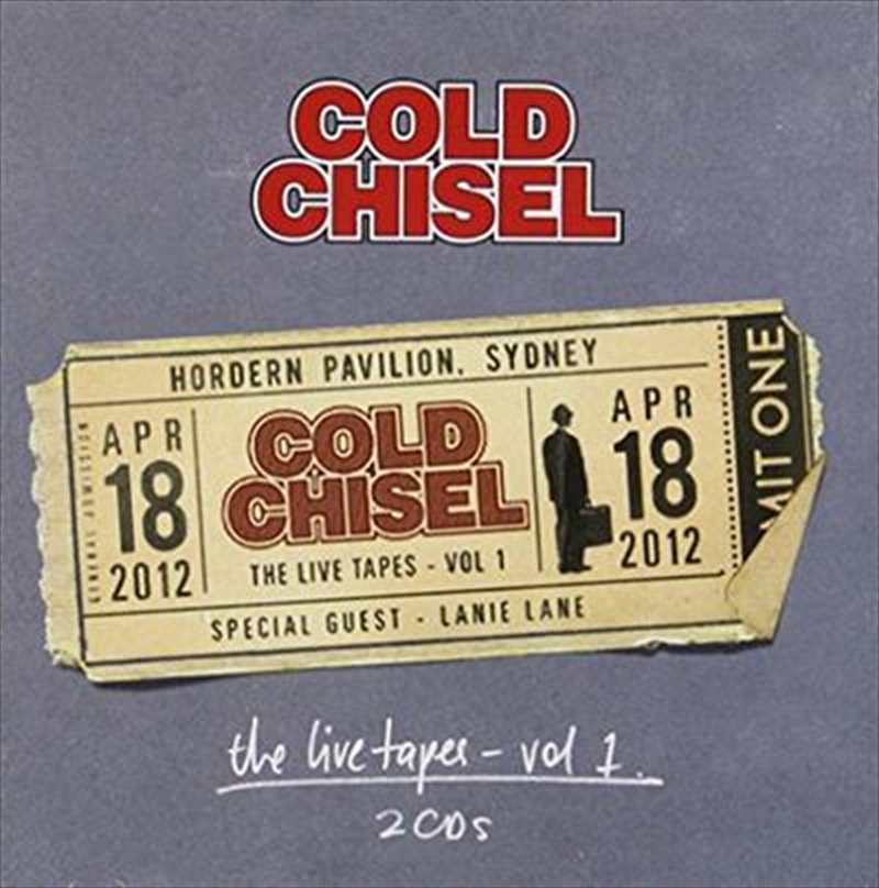 V210-2258752-202507022152-00 Live Tapes; V1: Hordern Pav - Cold Chisel Cd Album - Image 1