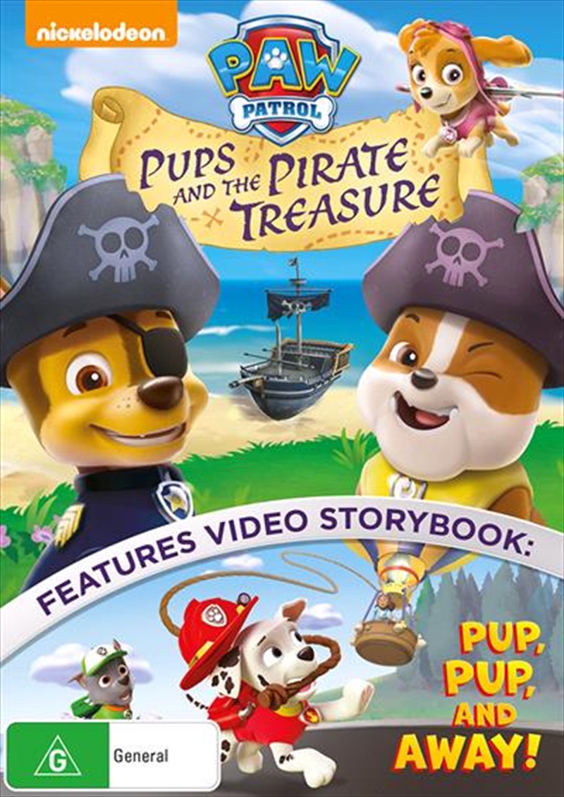 V210-2299672-75708-00 Paw Patrol - Pups And The Pirate Treasure DVD - Image 1