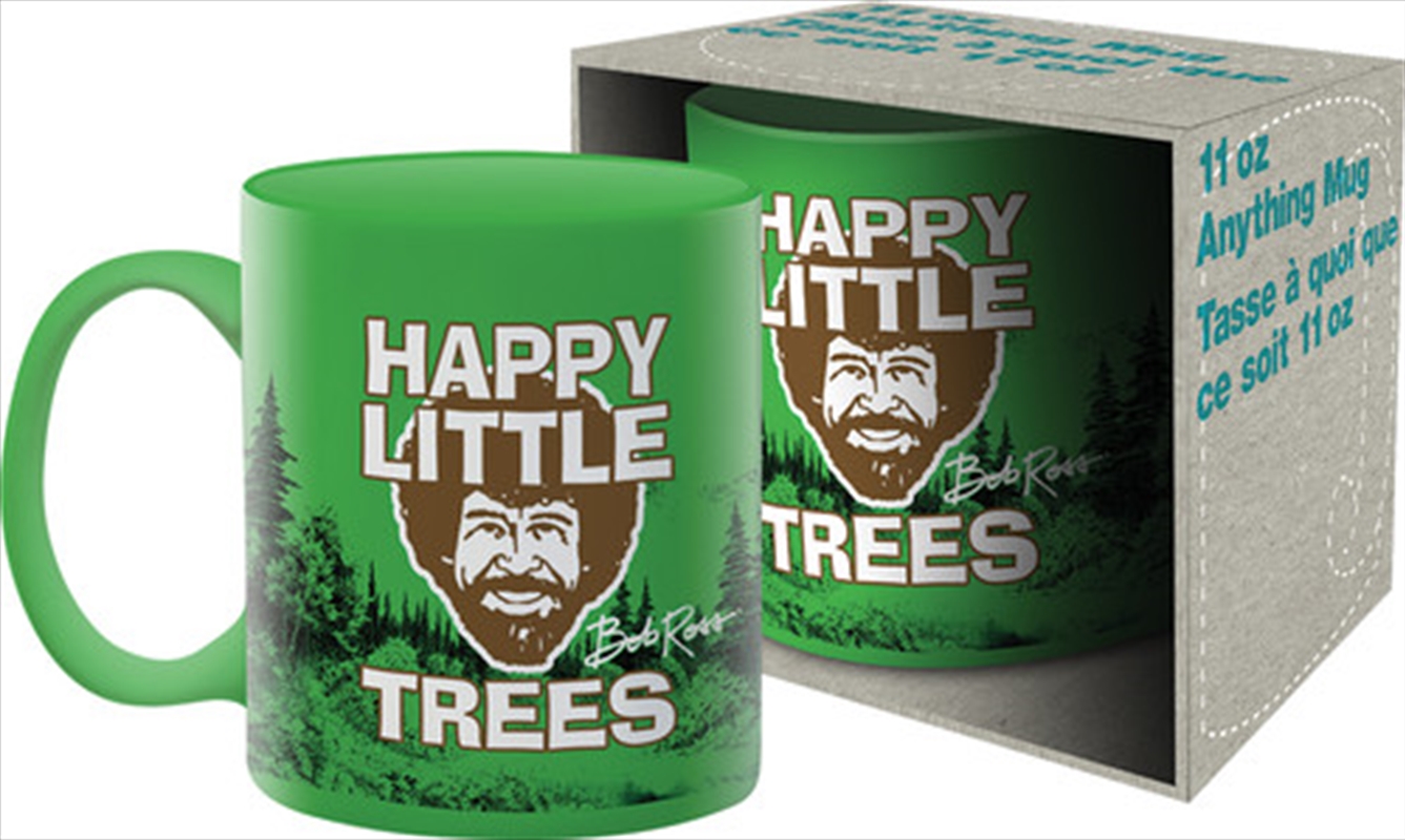 V210-2376243-202503071905-00 Bob Ross Trees 11oz Mug - Image 1