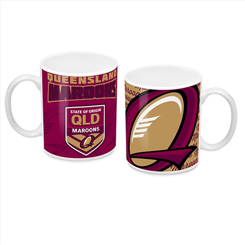 V210-2422494-202502241807-00 2019 State of Origin QLD Queensland Maroons Coffee Mug - Image 1