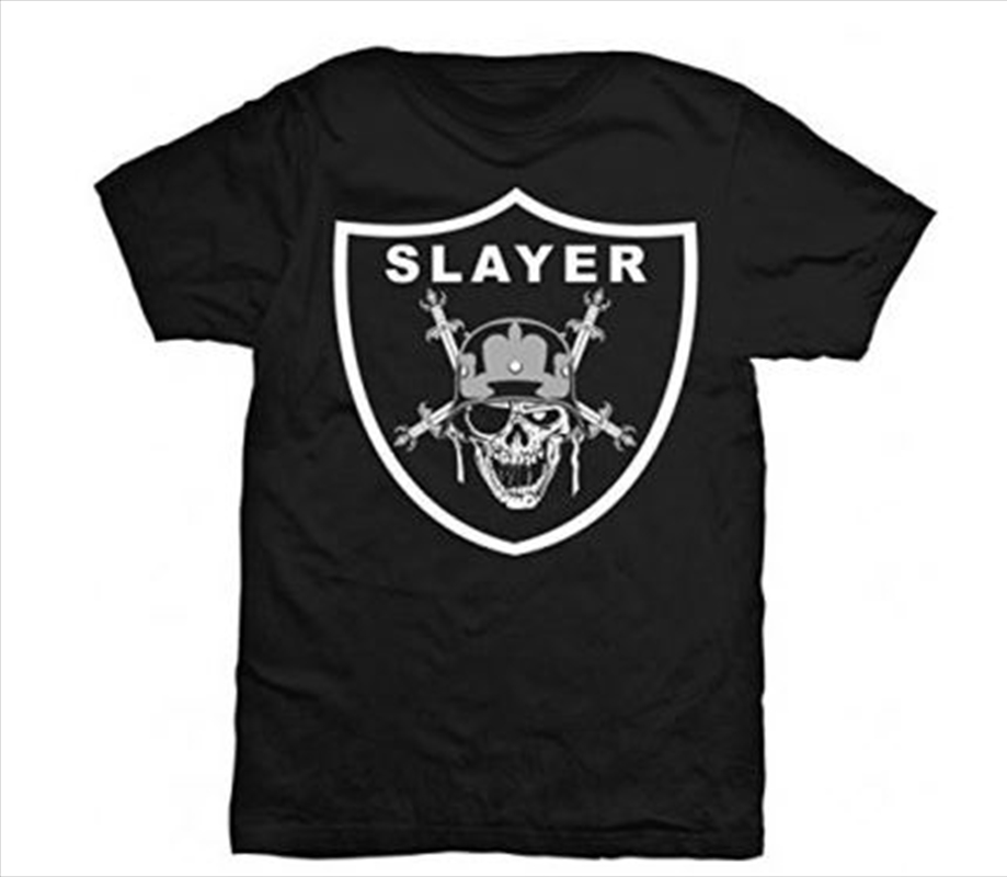 V210-2427253-64708-00 Slayer - Raiders Logo Tshirt - M - Image 1