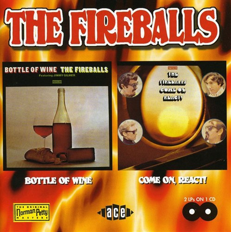 V210-2445267-202507030830-00 Bottle Of Wine And Come On Rea - Fireballs Cd Album - Image 1