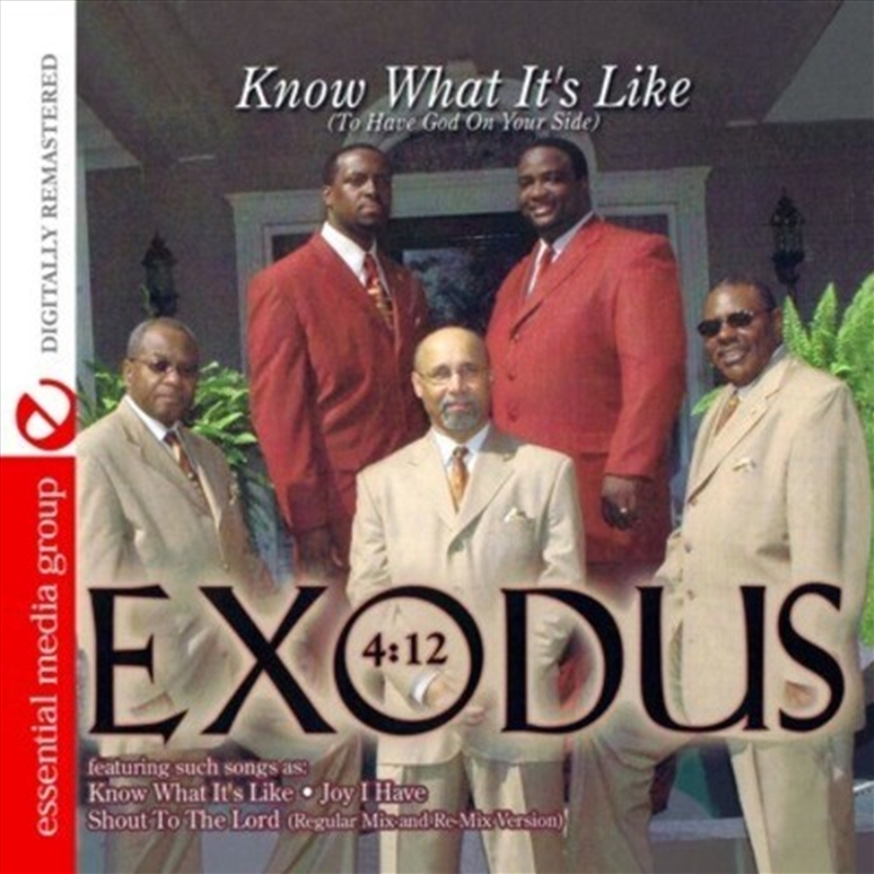 V210-2566070-202507030402-00 Know What Its Like - Exodus 4:12 Cd Album - Image 1