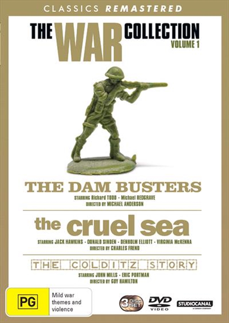 V210-2602071-75799-00 Colditz Story / The Cruel Sea / The Dam Busters | 3 Movie Classic War Collection, The DVD - Image 1