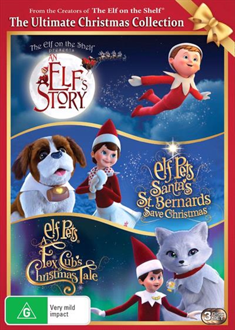 V210-2602090-75888-00 An Elf's Story - The Elf On The Shelf / Elf Pets - Santa's St. Bernard's Save Christmas / Elf Pets - DVD - Image 1