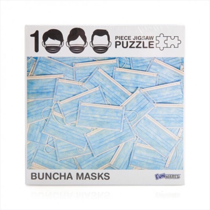 V210-2606982-SDC_2606982_2020-28-10-08-49-19-00 Buncha Masks 1000 Piece Jigsaw Puzzle - Image 1