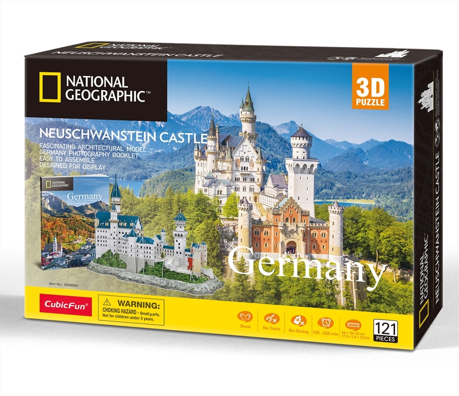 V210-2634547-SDC_2634547_2021-14-5-16-46-31-00 National Geographic Germany Neuschwanstein Castle - 128 Piece - Image 1