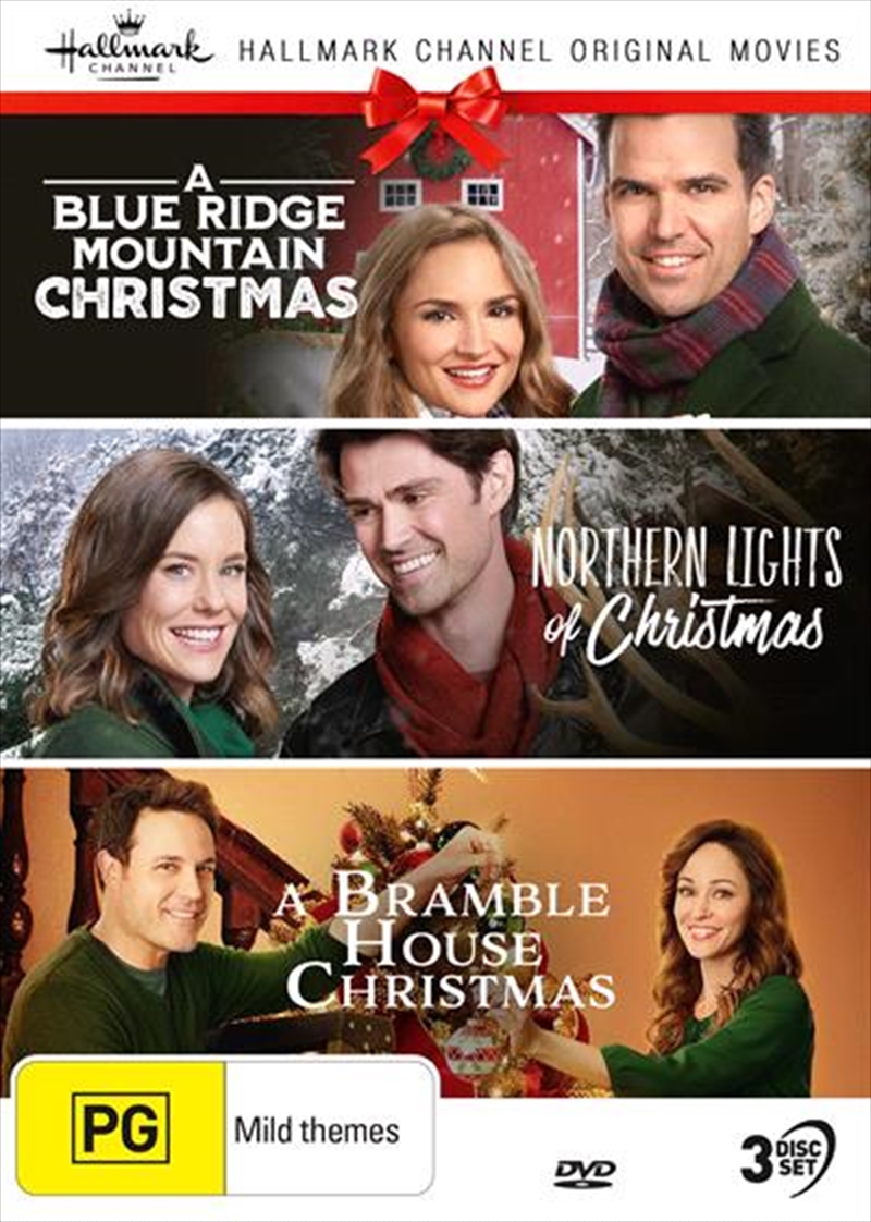 V210-2651041-80205-00 Hallmark Christmas - A Blue Ridge Mountain Christmas / Northern Lights Of Christmas / A Bramble Hous DVD - Image 1