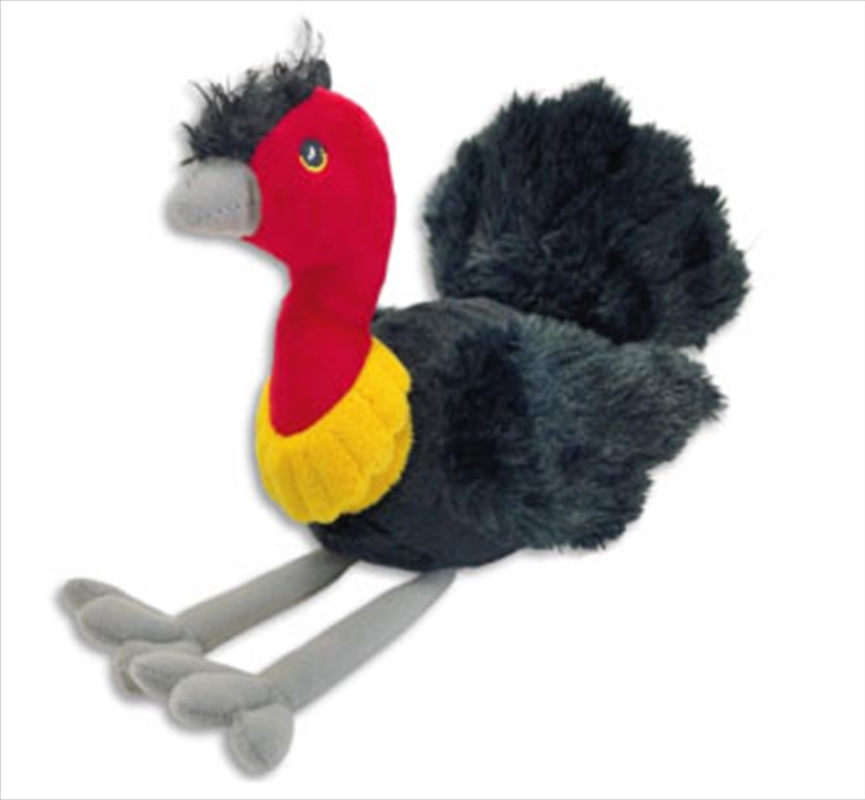 V210-2668701-202502241752-00 Bruce The Brush Turkey 18cm Plush - Image 1