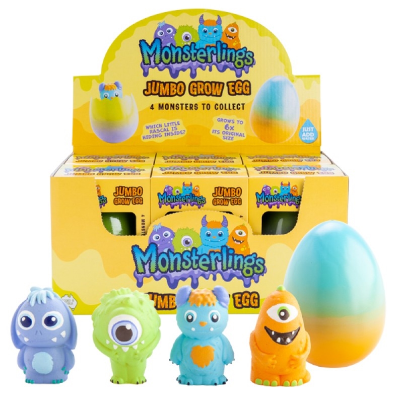 V210-2671147-89375-00 Monsterlings Jumbo Grow Egg (SENT AT RANDOM) - Image 1