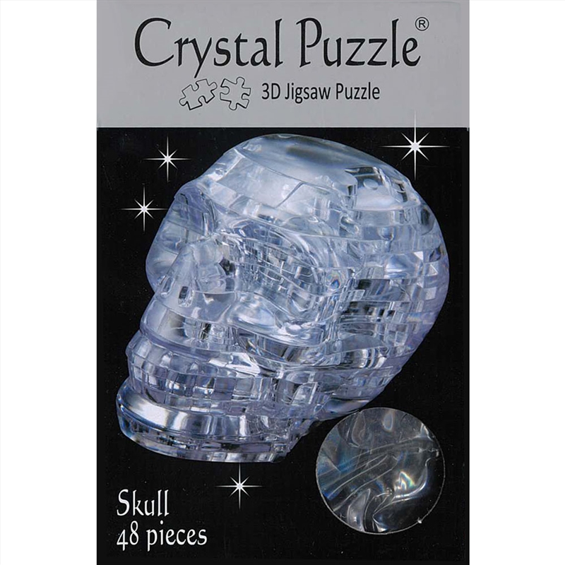 V210-2678295-202503071836-00 Skull,Clear, 3d Crystal Puzzle - Image 1