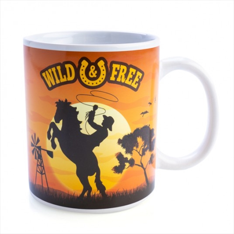 V210-2680609-SDC_2680609_2022-14-7-10-59-10-00 Wild And Free Cowboy Mug - Image 1