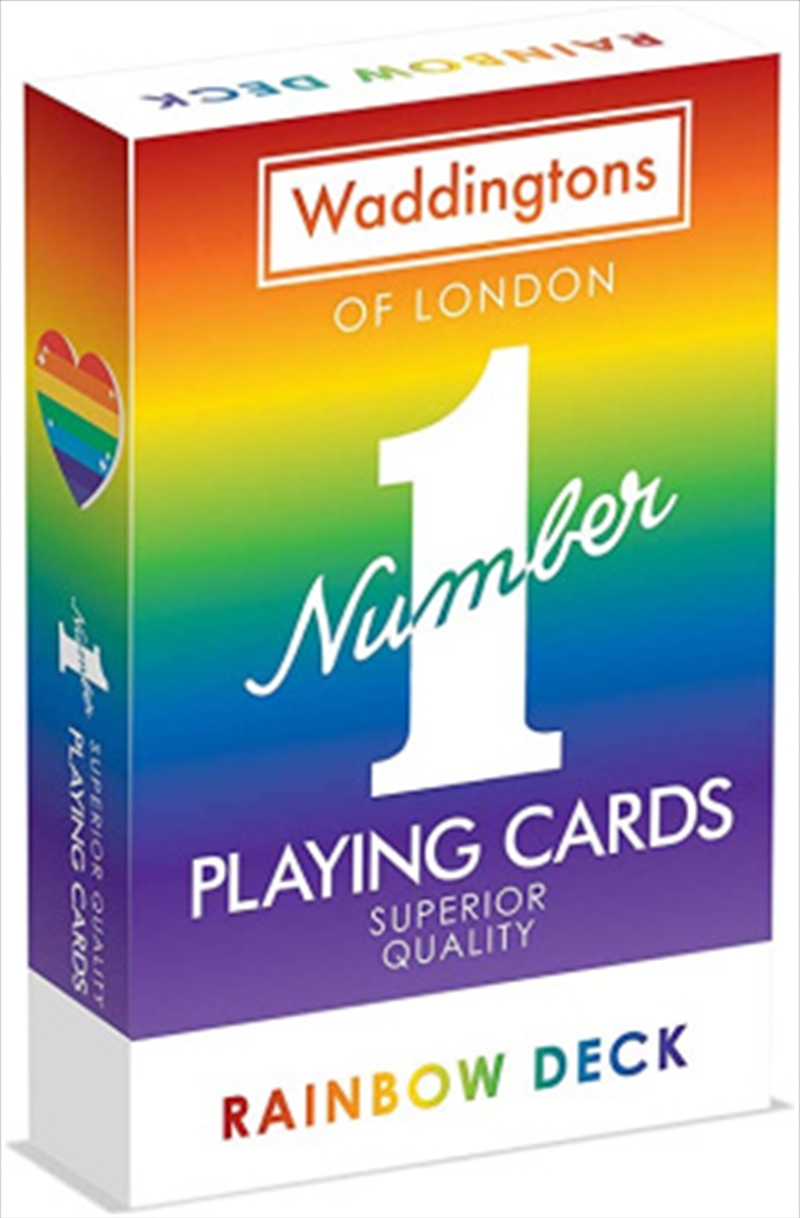 V210-2693891-77162-00 Wn1 Rainbow Edition Playing Cards - Image 1