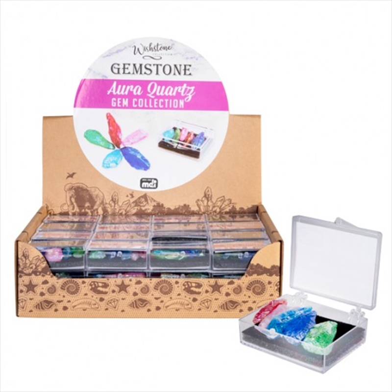 V210-2698002-92324-00 Aura Quartz Gemstone Collection (SENT AT RANDOM) - Image 1