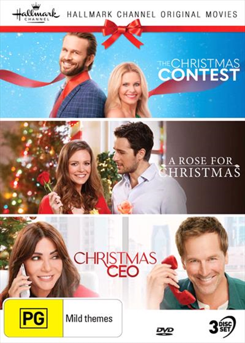 V210-2708463-80172-00 Hallmark Christmas - The Christmas Contest / A Rose For Christmas / Christmas CEO - Collection 26 DVD - Image 1