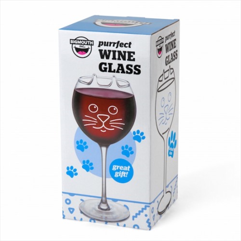 V210-2739886-76454-00 BigMouth The Purrfect Wine Glass - Image 1