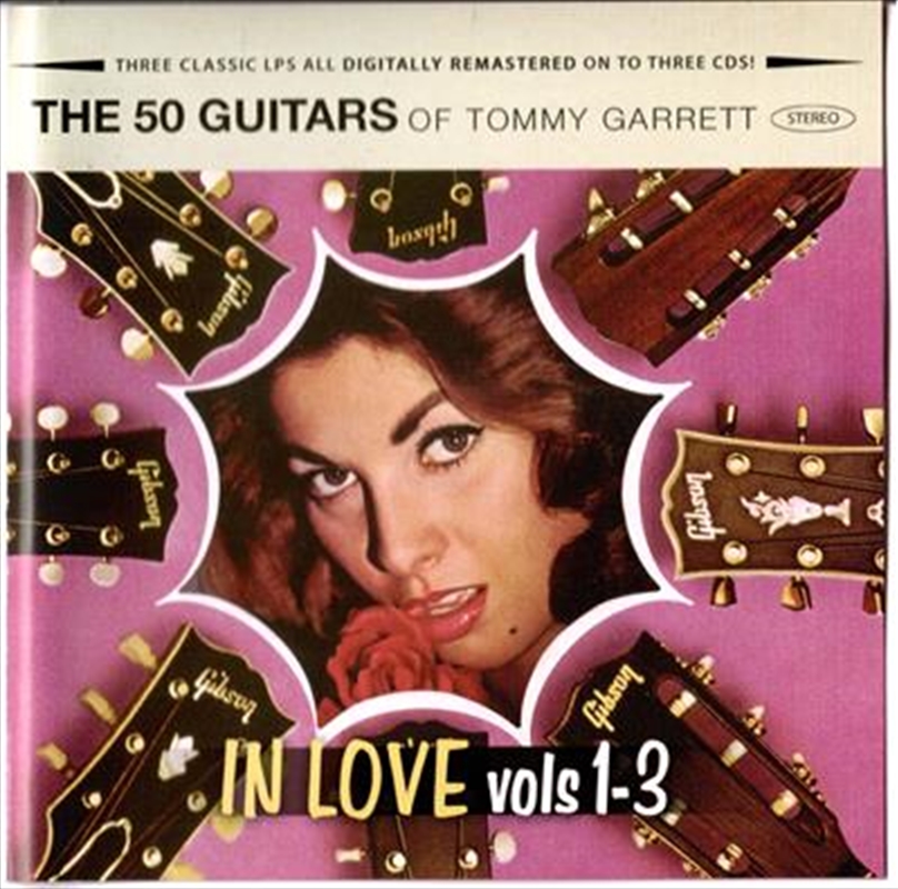 V210-2756466-202507030607-00 50 Guitars In Love Volumes 1-3 - Tommy Garrett Cd Album - Image 1
