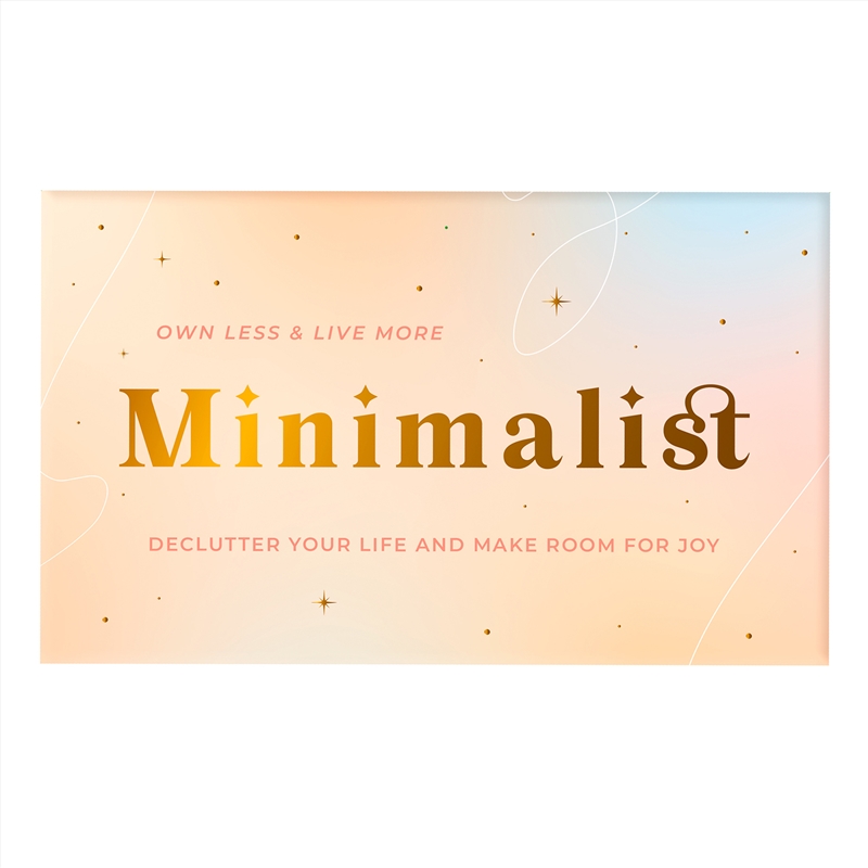 V210-2759657-202502241445-00 Own Less & Live More Minimalist Cards - Image 1