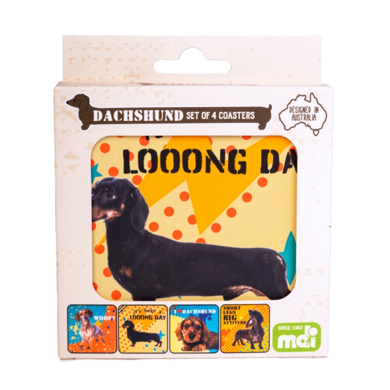 V210-2772618-89389-00 Dachshund Coasters Set - Image 1