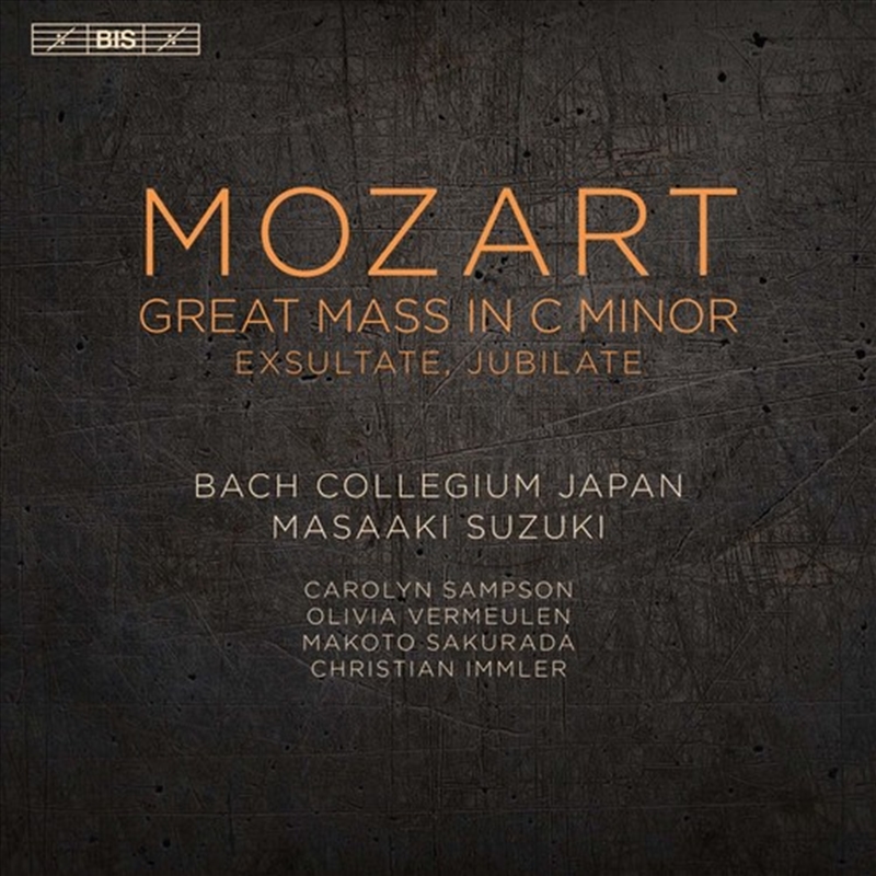 V210-2773107-202507030120-00 Mozart: Great Mass In C Minor - Mozart: Bach Collegium Japan Cd Album - Image 1