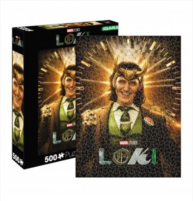 V210-2854932-202502241640-00 Marvel Loki 500 Piece Puzzle - Image 1