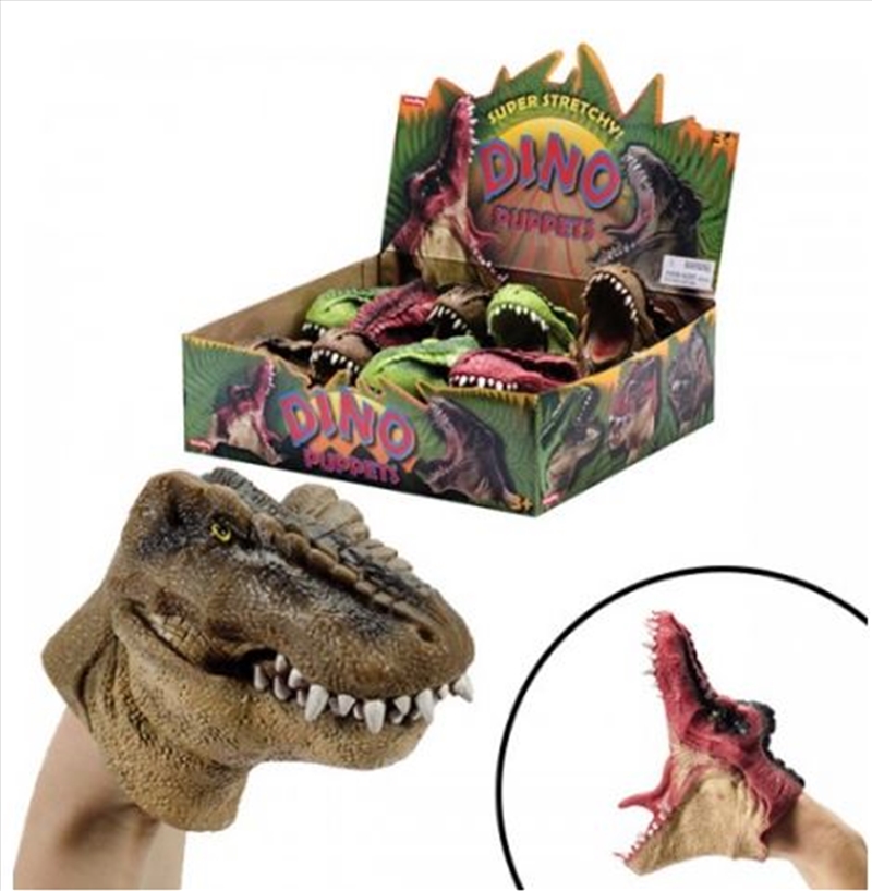 V210-2855167-202502241421-00 Schylling - Dinosaur Hand Puppet (SENT AT RANDOM) - Image 1