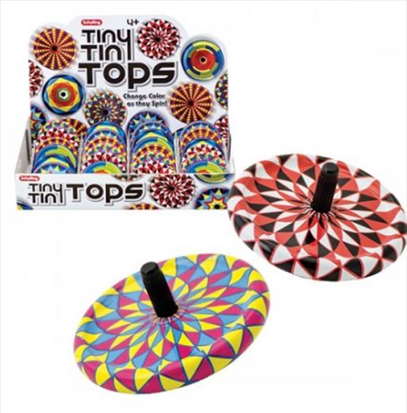 V210-2855182-202502241416-00 Schylling - Tiny Tin Tops (SENT AT RANDOM) - Image 1