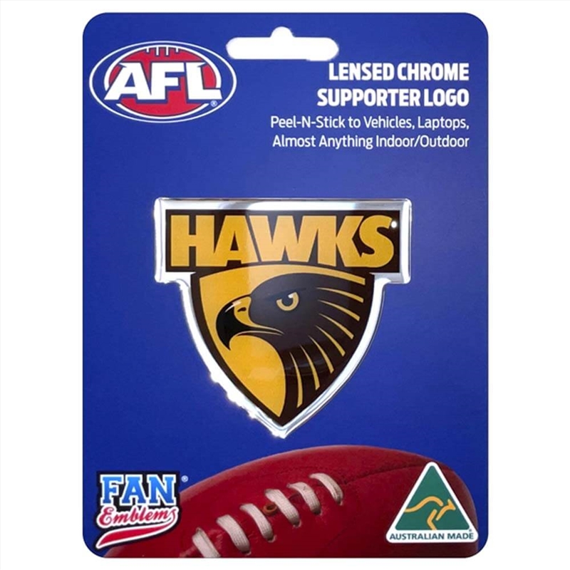 V210-2881986-202502241736-00 Fan Emblems Afl - Hawthorn Hawks Logo Decal - Image 1