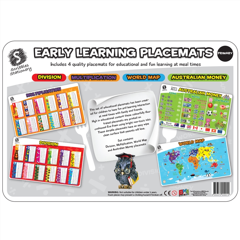 V210-2900427-202502241626-00 Early Learner Placemats - Primary - Image 1