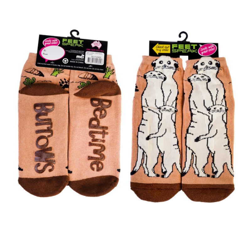 V210-2900670-202503071753-00 Feet Speak Socks Meerkat - Image 1
