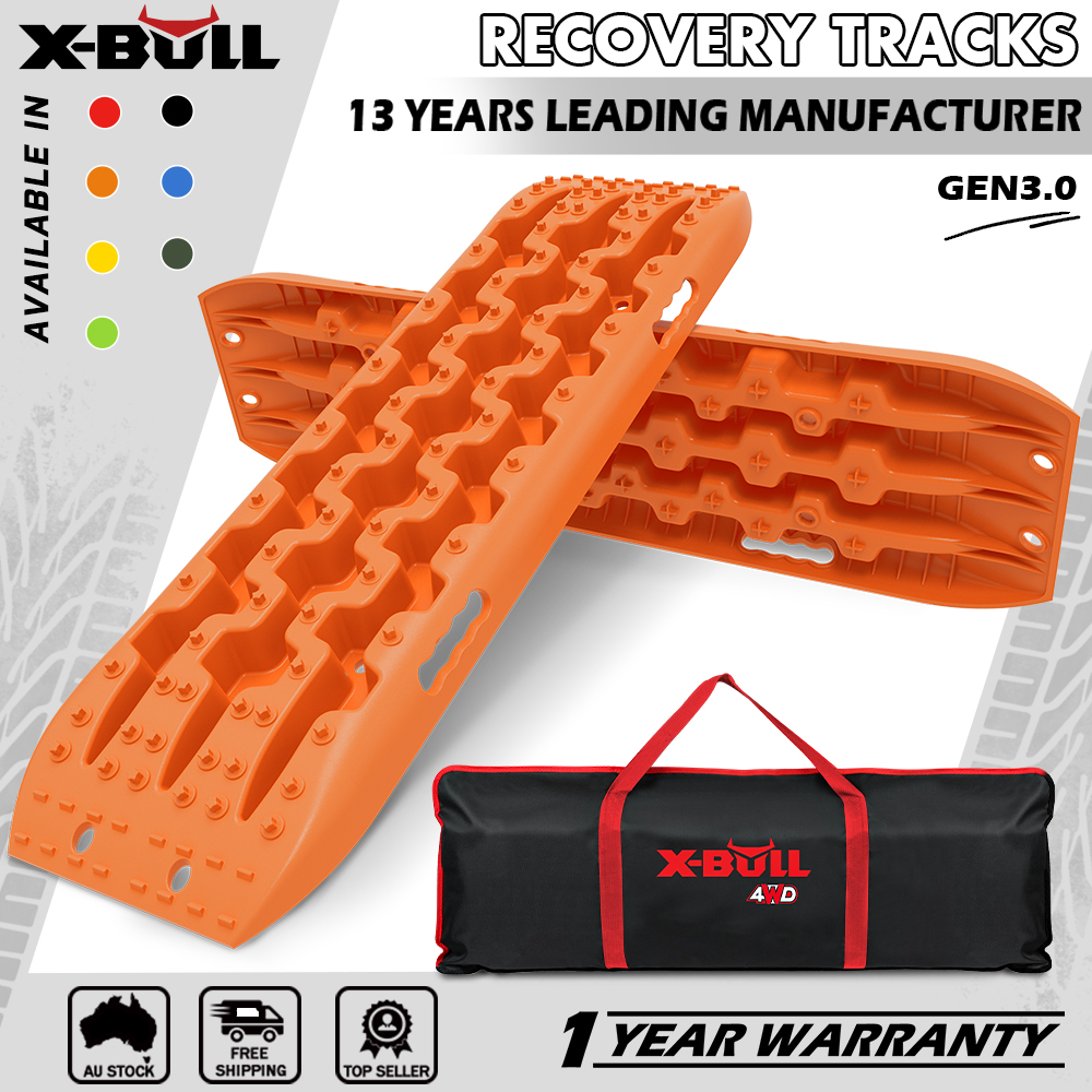 V211-AU-RT016XBWP012-90239-00 X-BULL 2PCS Recovery Tracks Boards Snow Mud Truck 4WD With Carry bag - Image 1