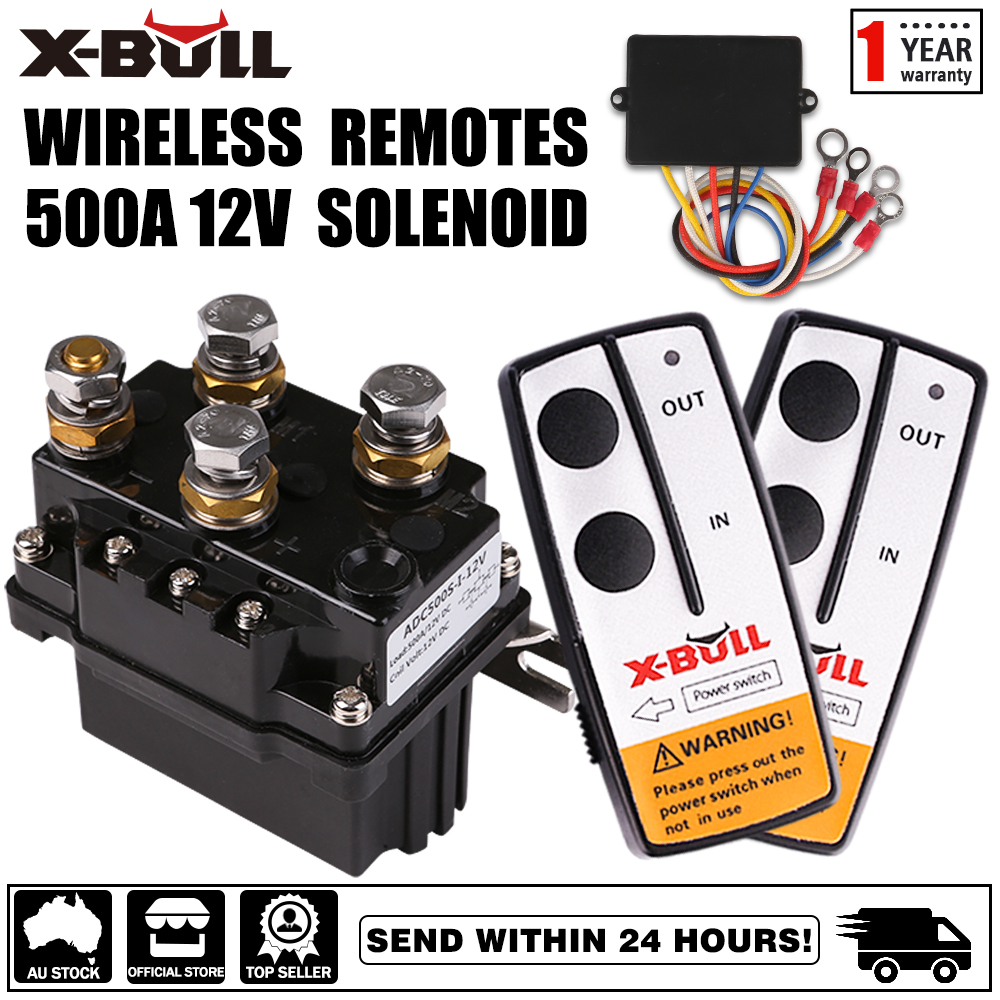 V211-AUEB-WP004013-a012660be82c449d-00 X-BULL Winch Solenoid Relay 12V 500A Winch Controller Twin Wireless Remote4WD4x4 - Image 1