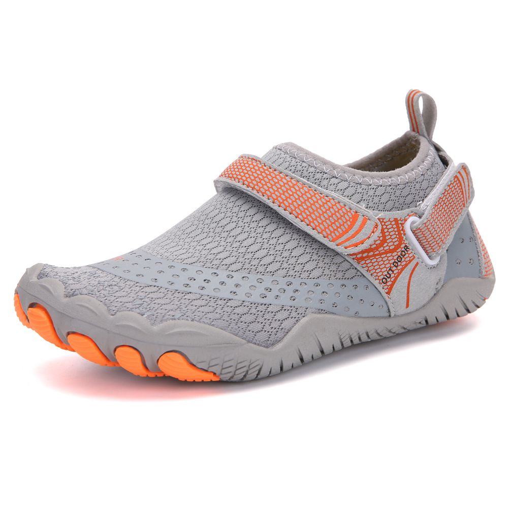 V213-04WS-A-K-NGRY2_e0LnSRz_1 Kids Water Shoes Barefoot Quick Dry Aqua Sports Shoes Boys Girls - Grey Size Bigkid US2=EU32 - Image 1