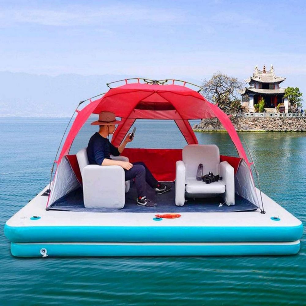 V213-FD02-A-L_5YjNYrb_1 Inflatable Floating Fishing Dock Platform For Adults And Children - Plus Version - Image 1