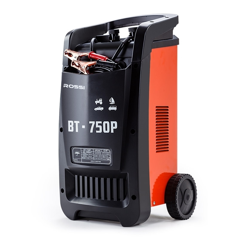 V219-ATOCHG750ROSB-ATOCHG750ROSB-00 ROSSI 750 Amp Car Battery Charger, 12v/24v Jump Starter, for ATV Boat Truck Tractor, 15A Plug - Image 1