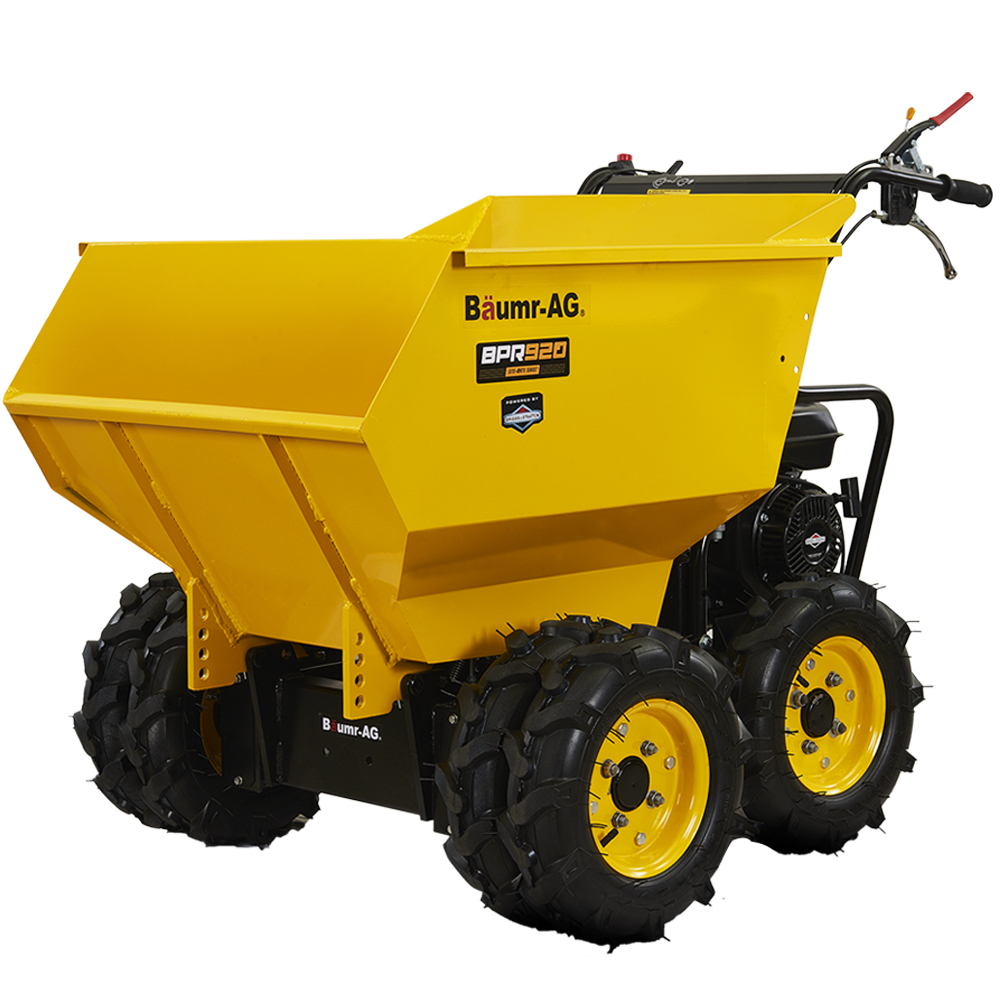 V219-BRWPWRBMRBP92-73792-00 Baumr-AG 6 Wheel Motorised Wheelbarrow Dumper, Briggs & Stratton CR950 Petrol Engine, 500kg Capacity - Image 1