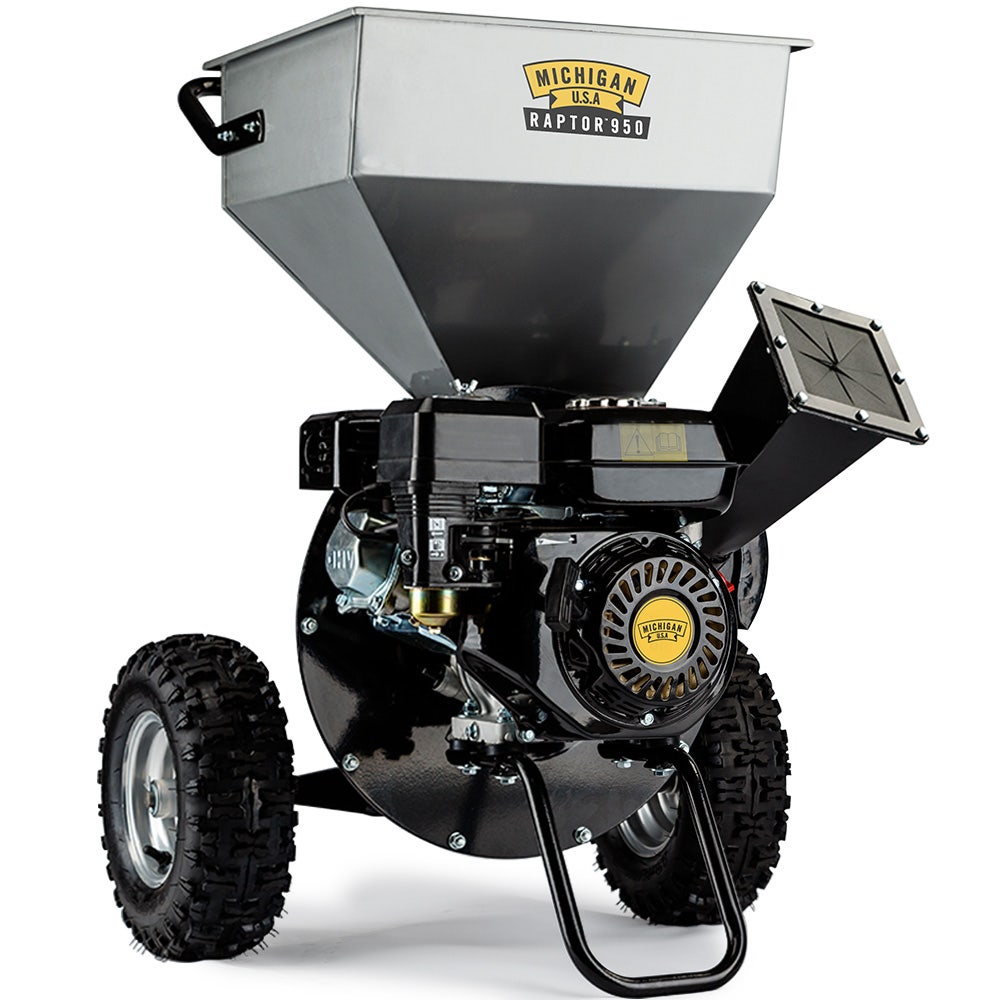 V219-CHPPTRMC9C5A-73815-00 MICHIGAN 7HP 212cc Petrol Commercial Wood Chipper Shredder, Tree Mulcher - Raptor 950 - Image 1