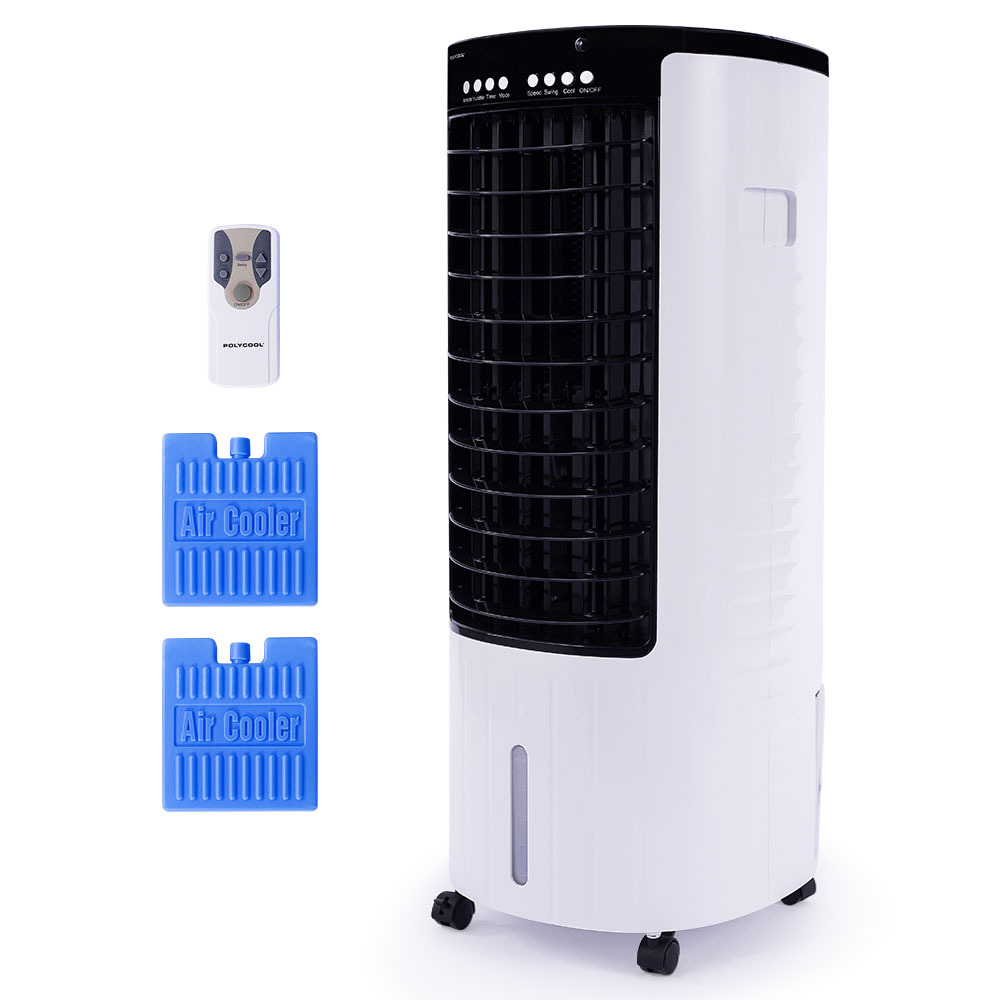 V219-COLECLPYD6KA-73846-00 POLYCOOL 12L Portable Evaporative Air Cooler 24 Hour Timer 4 in 1 Cooling Fan - Image 1