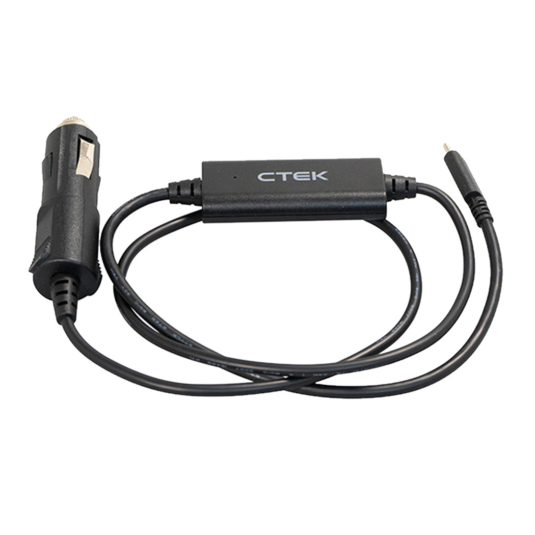 V219-CTEK-40-464-73864-00 CTEK USB-C CHARGE CABLE 12V PLUG for CS FREE Portable Battery Charger and Maintainer - Image 1