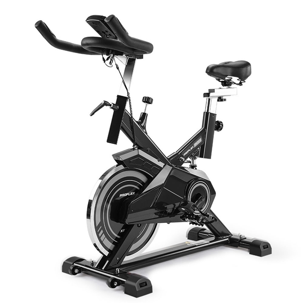V219-FTNSPBPRFA75G-44404-00 PROFLEX Spin Bike - Flywheel Commercial Gym Exercise Home Workout Grey - Image 1