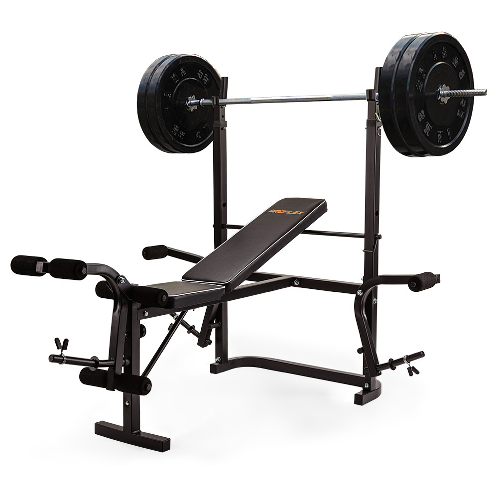 V219-FTNWTBHPFAB3C-FTNWTBHPFAB3C-00 PROFLEX 7in1 Weight Bench Press Multi-Station Home Gym Leg Curl Equipment Set - Image 1