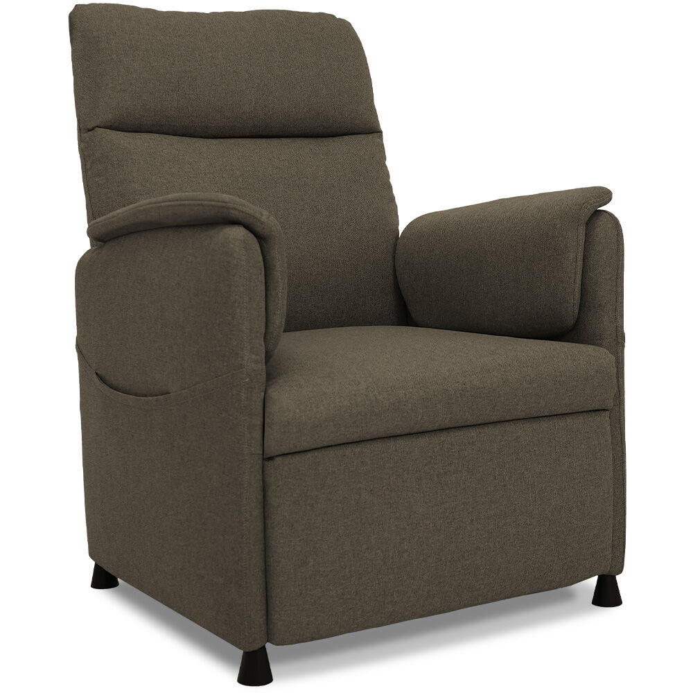 V219-HELMCRFO5BGA-202505081820-00 FORTIA Electric Armchair Recliner, Single Fabric Chair, Biege - Image 1