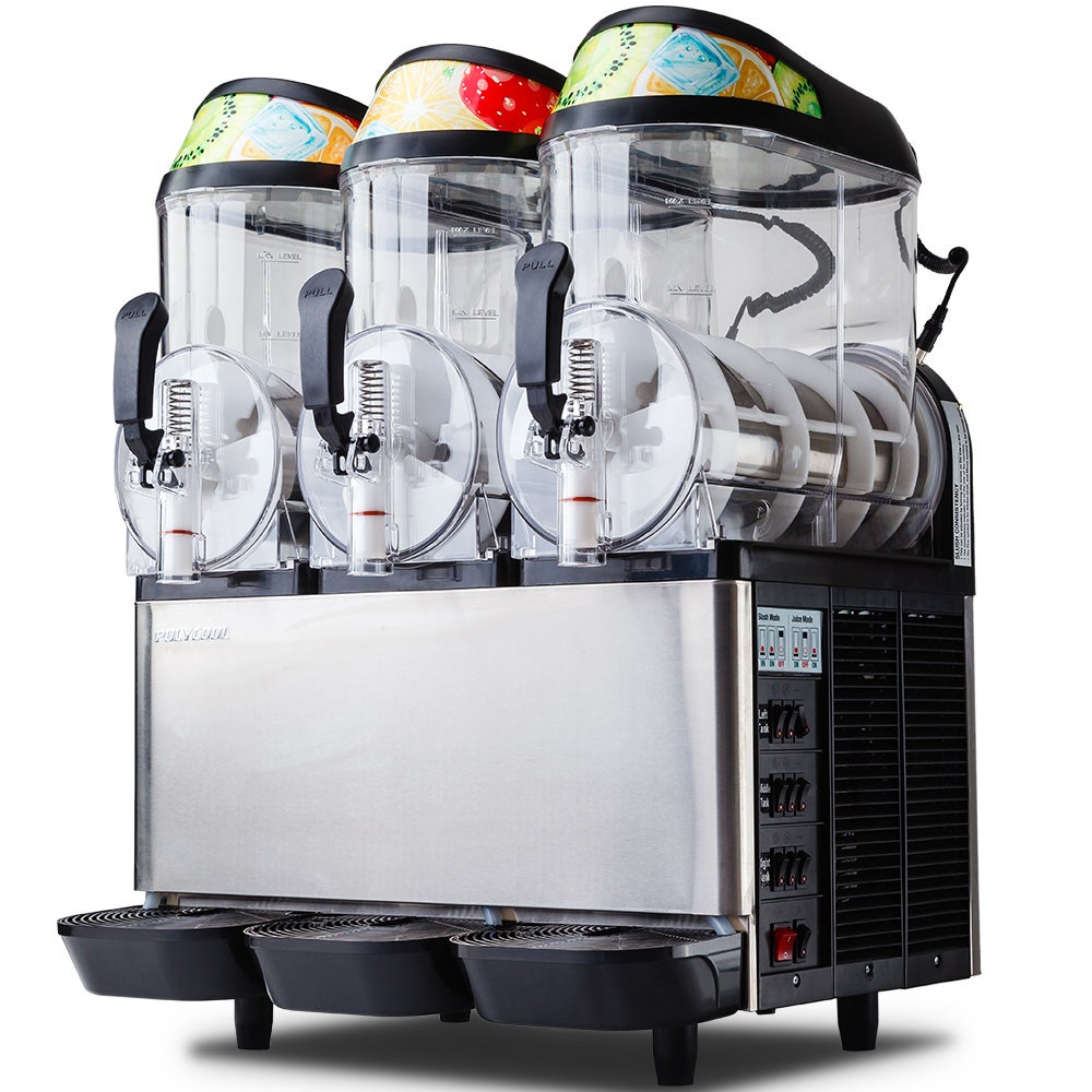 V219-ICESLHPLYA36L-202502251301-00 POLYCOOL 36L Slushie Machine Granita Commercial Slush Slurpee Maker Slushy Juice - Image 1