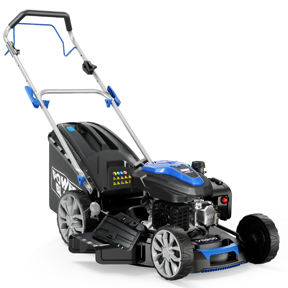 V219-MOWSPRPB20SA-202505191427-00 PowerBlade 20" 200cc Self-Propelled Lawn Mower, 7 Height, Steel Deck, Deck Wash Port, OHV 4-Stroke Petrol - VS900 - Image 1