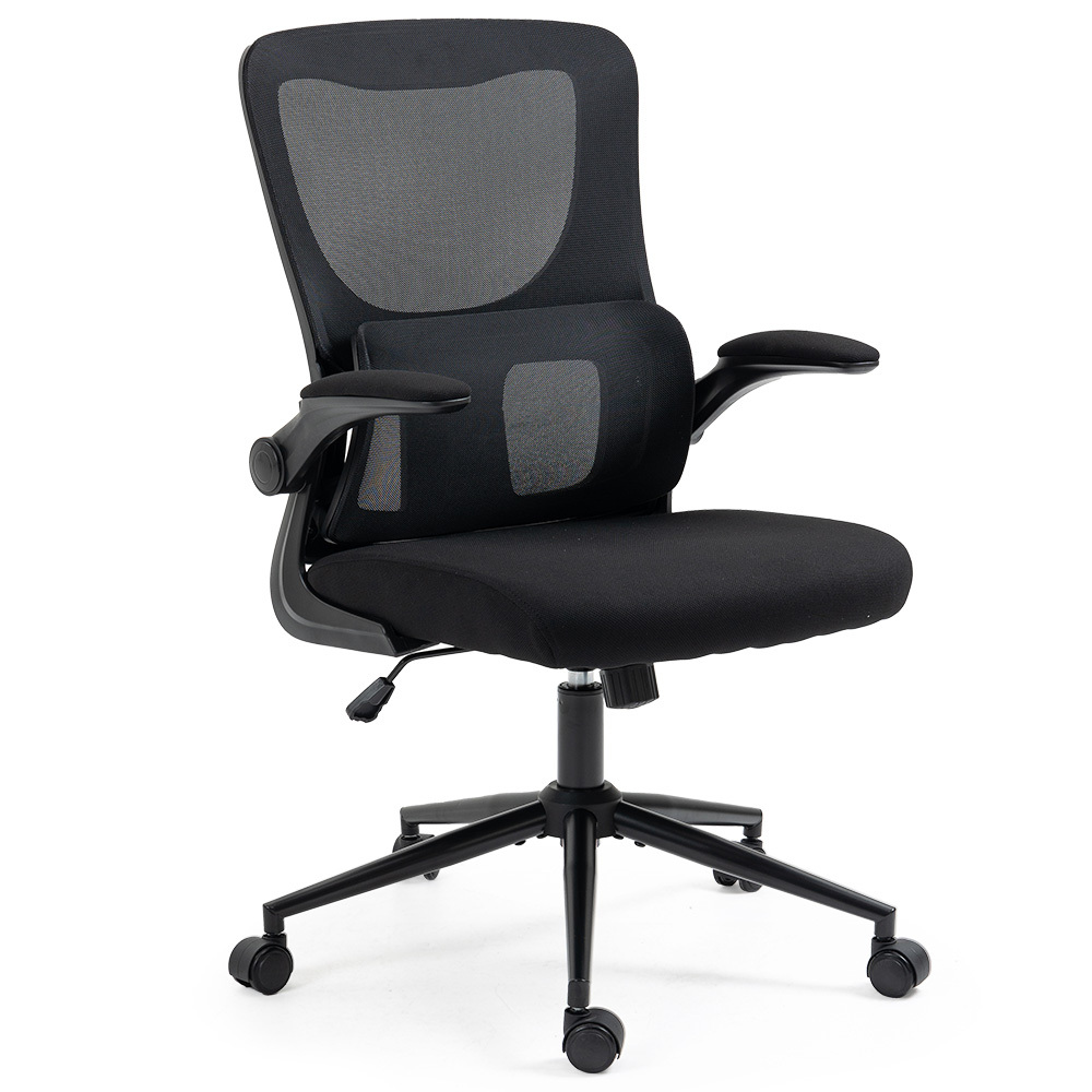 V219-OFFOCRFOE2NKA-74190-00 FORTIA Ergonomic Mesh Office Chair Computer Seat Adjustable Recline, Black - Image 1