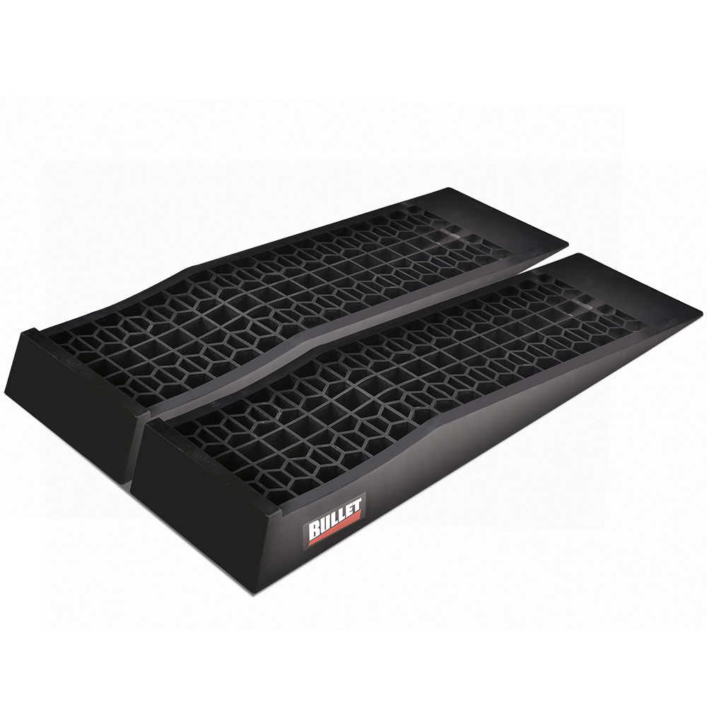 V219-RAPPPCBULA30T-202505071543-00 BULLET 2 x 3T Heavy-Duty Low Profile Car Service Ramps - Image 1