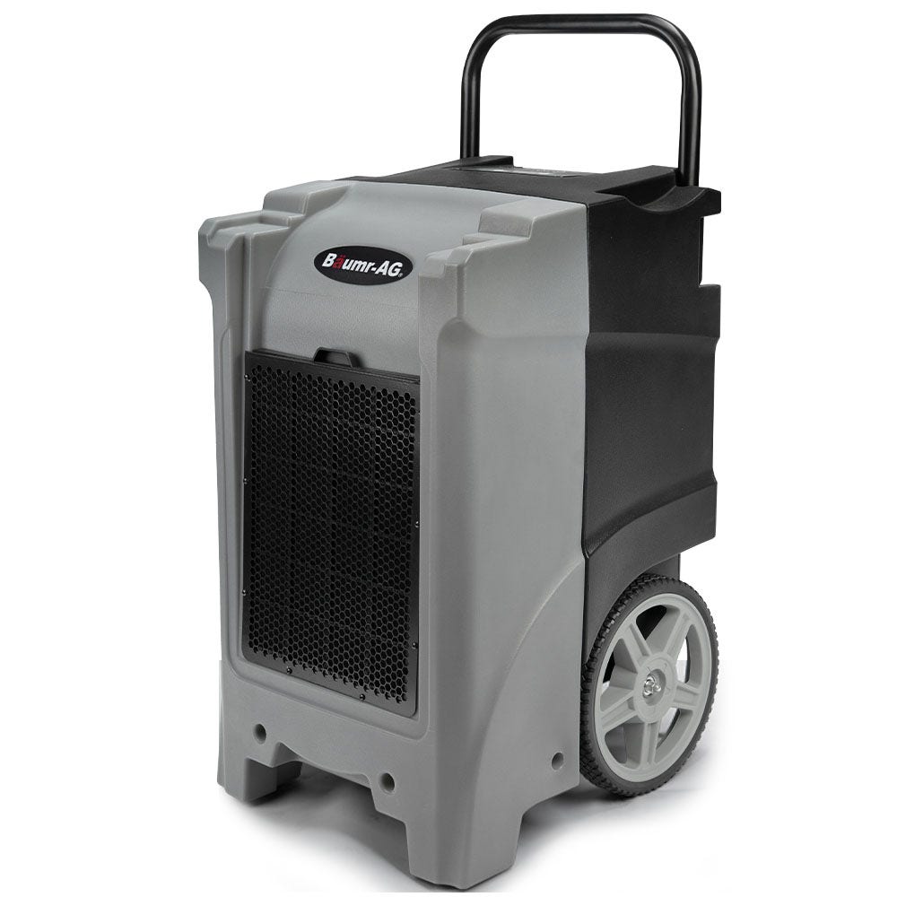 V219-SPCAIRBMH90A-74323-00 Baumr-AG 90L/day Commercial Air Dehumidifier for Mould, Portable, Stackable, LCD Display, Wheels - Image 1