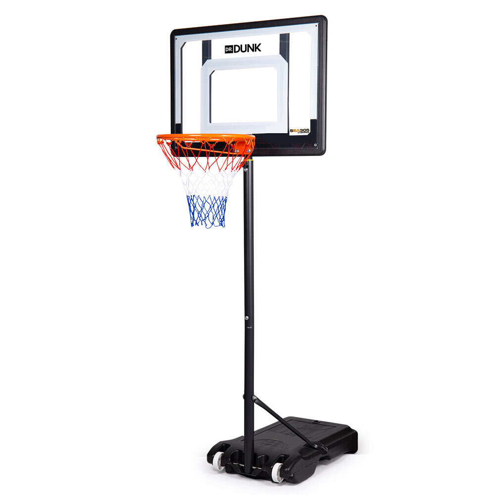 V219-SPTBBLDRDBS11-44421-00 Dr.Dunk Adjustable Basketball Stand System Kids Hoop Portable Height Rim Ring - Image 1