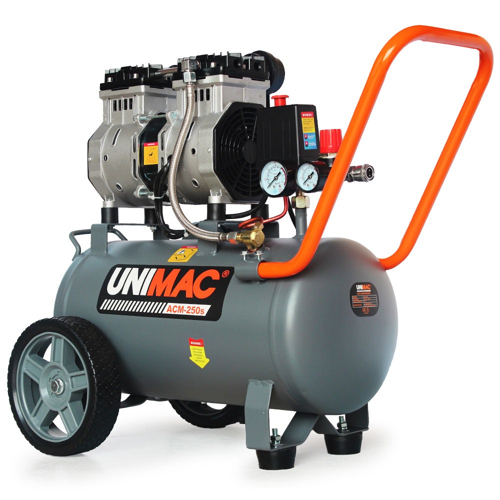 V219-TOLACMUM2C5FA-202507071132-00 UNIMAC 25L 1.5HP Silent Oil-Free Electric Air Compressor, Portable - Image 1